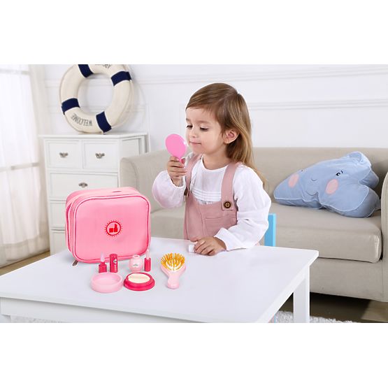 Szépségkészlet kozmetikai táska 6 kozmetikai kiegészítővel ECOTOYS