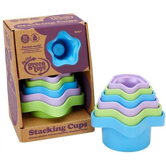 Színes egymásra rakható csészék
