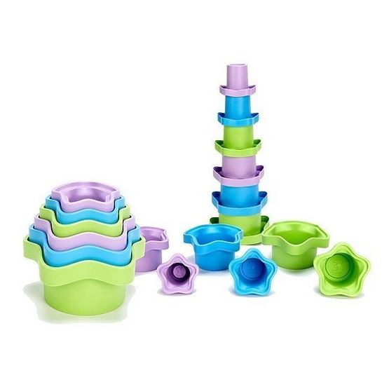 Színes egymásra rakható csészék