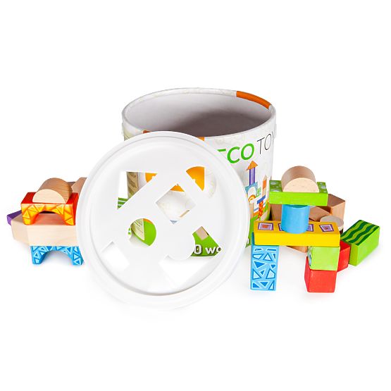 Színes fatuskók 50 db