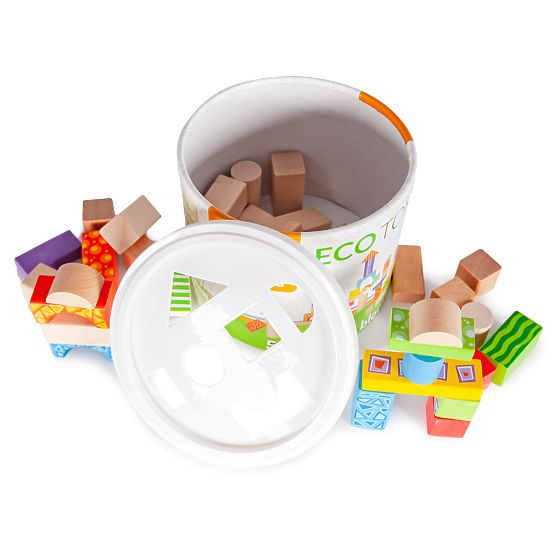 Színes fatuskók 50 db