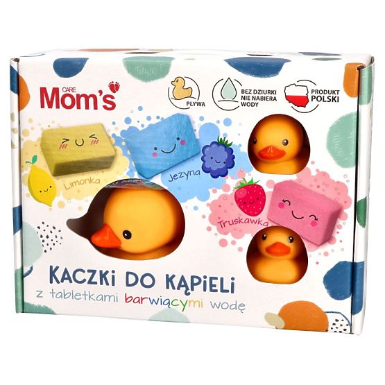 Színes fürdő kacsákkal