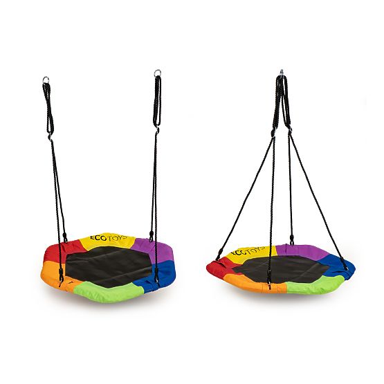 Színes hintagólyák fészkelnek