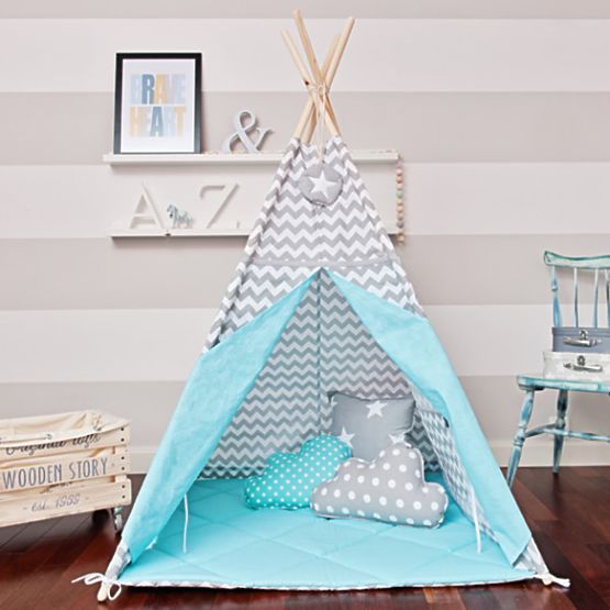 Tárolókosár játékokra -  varázslatos türkizkék