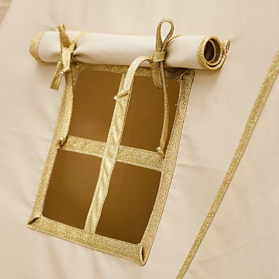 Teepee alátéttel - Gold Ecru