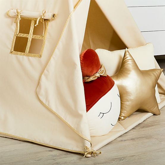 Teepee alátéttel - Gold Ecru