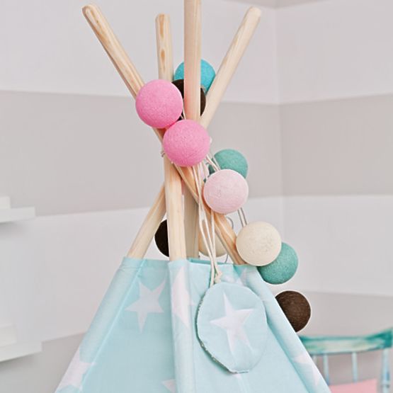 Teepee - azúrkék álom