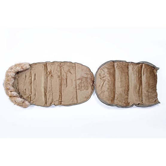 Téli babakocsi táska Mouse - khaki