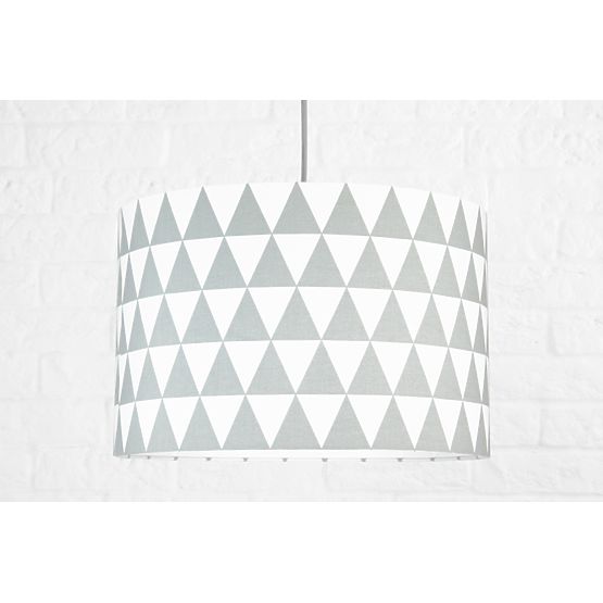 Textil függőlámpa - Triangle - szürke