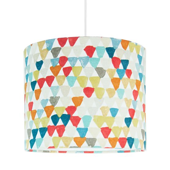 Textil függőlámpa - Triangles - mini