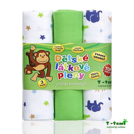 Textil tetra mintás pelenka - TOP MINŐSÉG