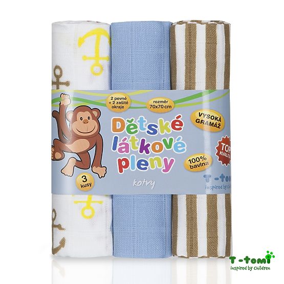 Textil tetra mintás pelenka - TOP MINŐSÉG
