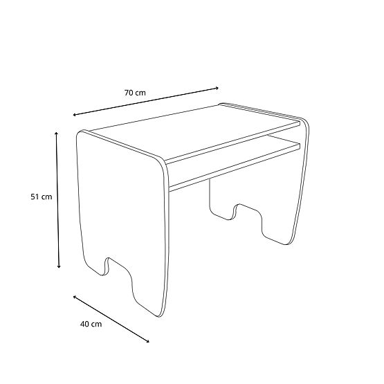 Timi gyerek asztal és két szék fehér színben