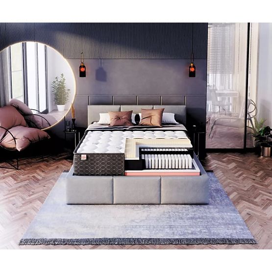 Többrétegű rugós matrac Comfort 80 x 200 cm
