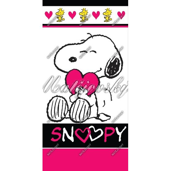 Törölköző Snoopy Love