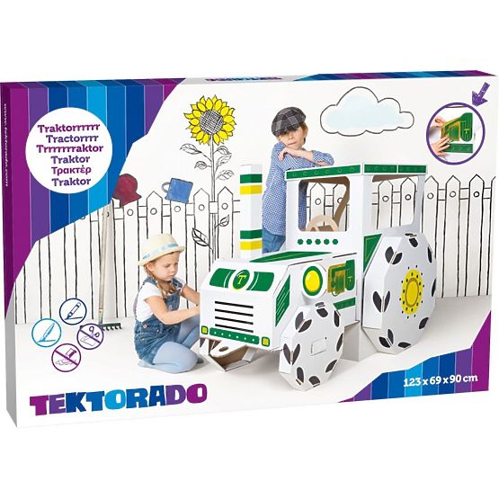 Karton traktor