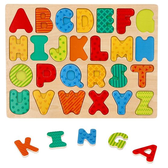 Új fa puzzle Ábécé - betűs kirakó