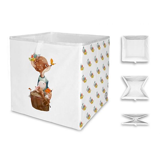Úr. Little Fox Storage Box Forest School Doe and Rabbit