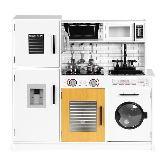 Nagy fa játékkonyha gyerekeknek + hangok és fények ECOTOYS