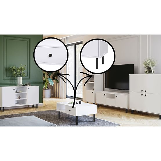 Venus fehér loft nappali vitrin