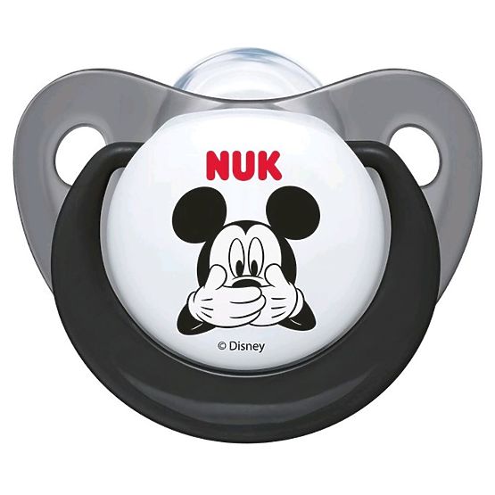 vigasztaló NUK Trendline Mickey 6-18m szürke szürke 6-18 m