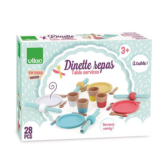 Vilac 28 darabos fa étkészlet