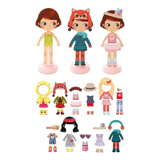 Vilac Chloe Mágneses Öltöztetős Puzzle