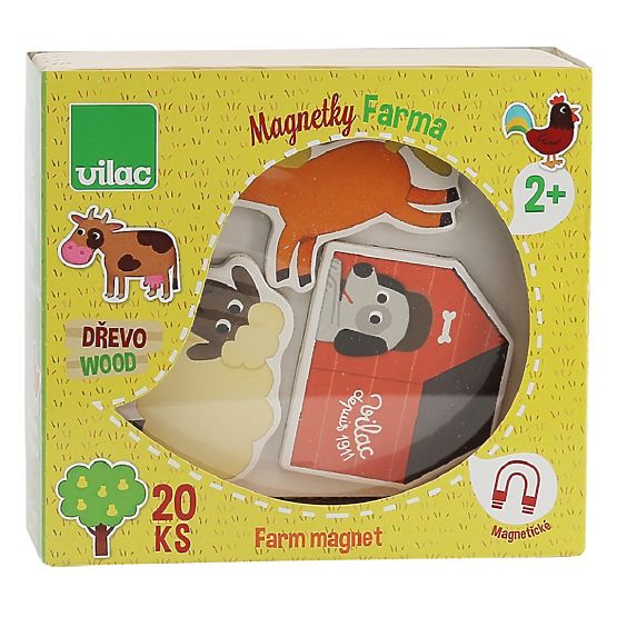 Vilac Fa farm mágnesek 20 db