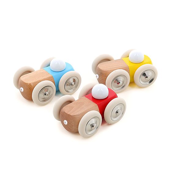 Vilac Fa Játékautó GM sárga