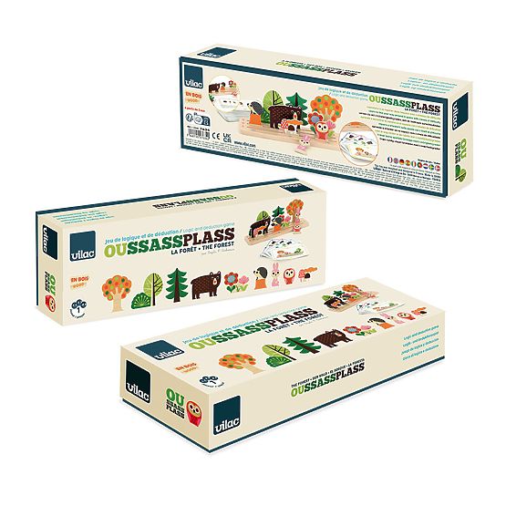 Vilac Fa logikai játék Építsd meg helyesen! Erdő