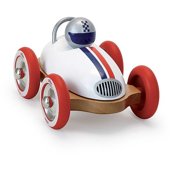 Vilac Fa Roadster vintage fehér autó