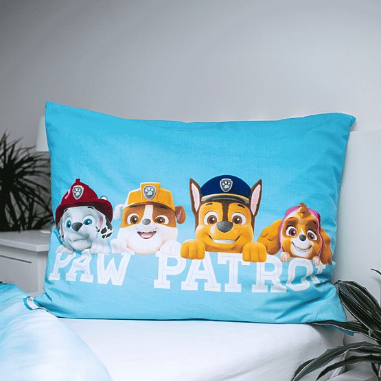 Világító hatású ágynemű Paw Patrol 140 x 200 cm + 70 x 90 cm