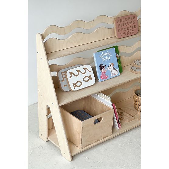 WAVE L polc - természetes