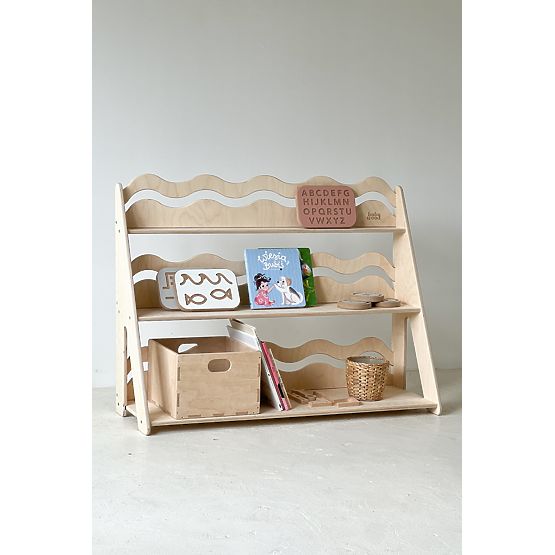 WAVE L polc - természetes