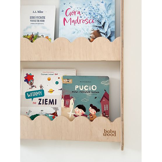 WAVE L polc - természetes