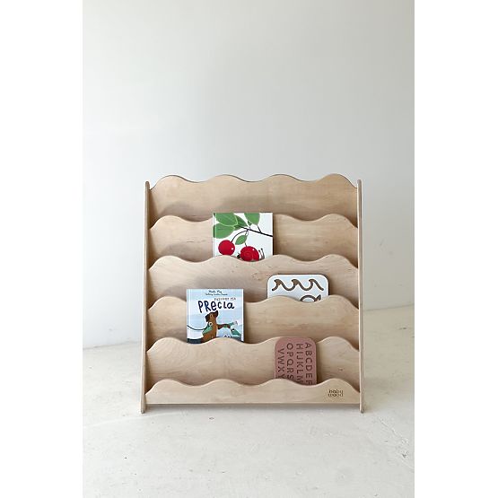 WAVE M könyvespolc - természetes