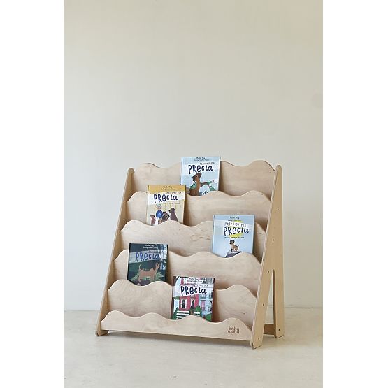 WAVE M könyvespolc - természetes