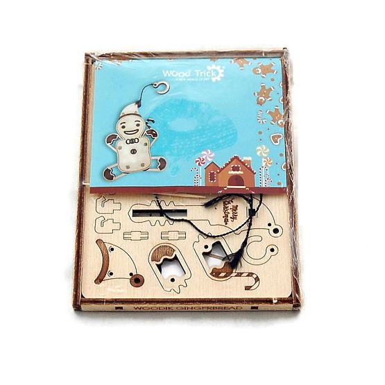 WoodTrick Mechanikus puzzle pajacyk