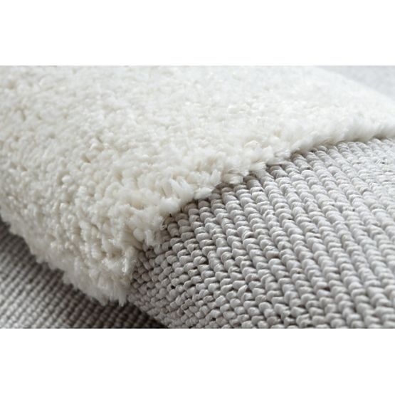 YOYO GD75 szürke / fehér szőnyeg - csillagok, körök gyerekeknek, strukturális, érzékszervi rojtokkal