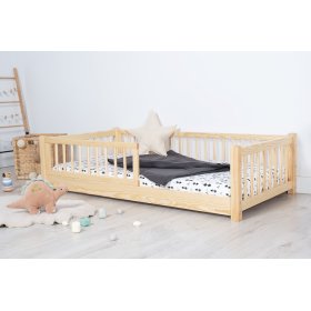 Gyermek alacsony ágy Montessori Ourbaby - natúr, Ourbaby®