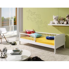 Gyerekágy JUNIOR - 160x70 cm - fehér 
