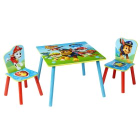 Childrens asztal  székek mancs patrol