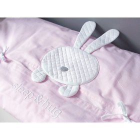 2-részes ágyneműhuzat szett sleep&hug - rózsaszín, Modenex
