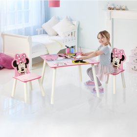 Minnie Mouse gyermekasztal székekkel, Moose Toys Ltd , Minnie Mouse