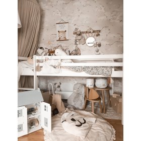 Magasított gyerek ágy Ourbaby Modo - fehér, Ourbaby