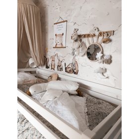 Magasított gyerek ágy Ourbaby Modo - fehér