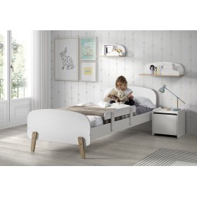 Gyerekágy KIDDY - fehér, VIPACK FURNITURE