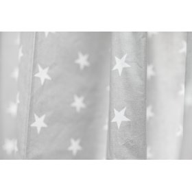 Gyerekszoba függöny - szürke fehér csillagokkal 18