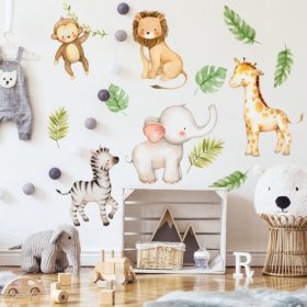 Fali matricák - Safari állatok, Housedecor