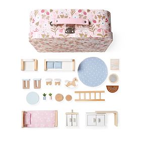 2Kids Toys Babaház bőröndben Nappali